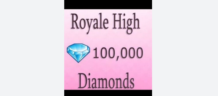 Royale High Diamonds 100k RHD virtual item