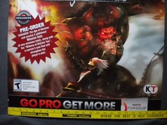2014 Toukiden Age of Demons PS Vita Store Promotional Promo Display Poster Sign