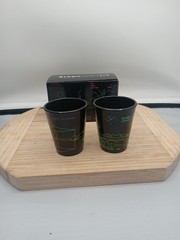 LootCrate Gaming Exclusive Pair of Battlezone 1980 Retro Shot Glasses Video Game