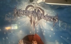Kingdom Hearts III GameStop Promo Fabric Banner Poster Disney Square Enix