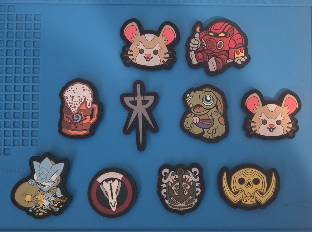 Blizzcon Badge Patches Various Lot of 10 Overwatch Hearthstone