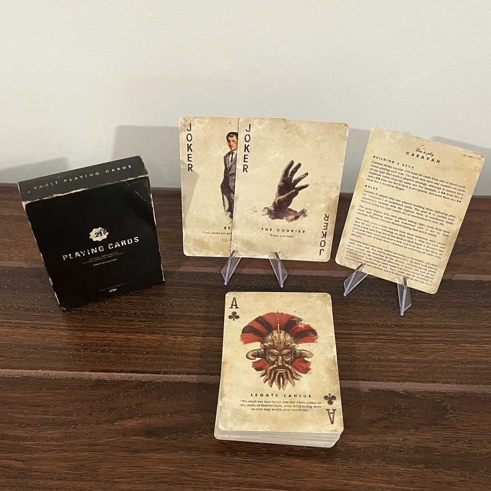 2010 Fallout New Vegas Collector’s Edition Caravan Playing Cards