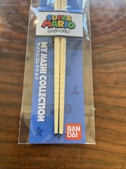 Super Mario Chopsticks *My Hashi Collection* Nintendo Bandai *NEW* NES SNES Wii