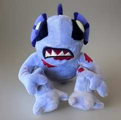 Rare World of Warcraft Mur’ghoul Murloc Plush Blizzard 2014 Zombie Purple 9” WoW