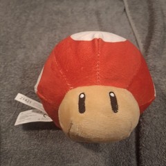 Nintendo Super Mario Bros. Mushroom Plush 6” Red