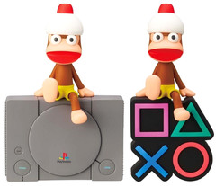 Ape Escape Piposaru Monitor Top Figure Set of 2 Sony PlayStation Japan