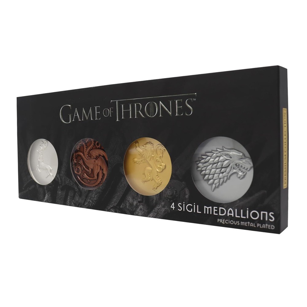 FaNaTtik Game of Thrones Limited Edition Sigil Metal Medallion Collection