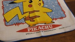 Vintage Pokemon Japanese Pikachu hand towel washcloth Pocket Monsters US SELLER