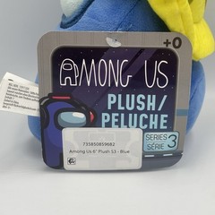 Among Us Blue Crewmate Plush Yellow Hat Spots Series 3 Toikido W/Tag
