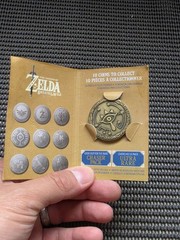 Legend of Zelda Breath Of The Wild Gold Coin Medal Rare Chaser Thinkgeek Switch