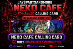 NEKO CAFE ZOMBIES CALLING CARD CARRY COD BO7 Black Ops 7 ZOMBIES NEW MASTERIES
