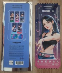 LE SSERAFIM x Overwatch 2 Perfect Night Sakura Photo Ticket Card Blizzcon 2023