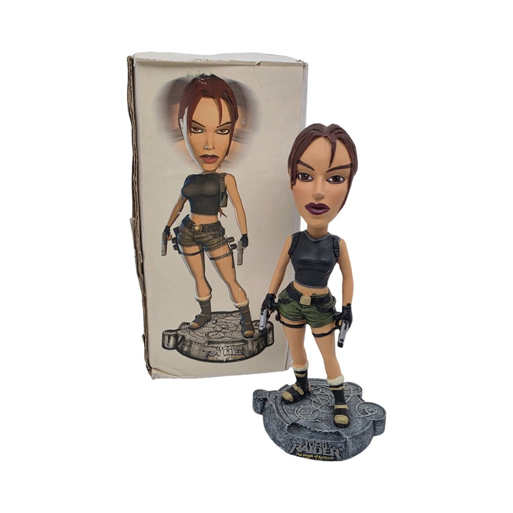 Tomb Raider Lara Croft Angel Of Darkness Bobblehead Statue + Original Box