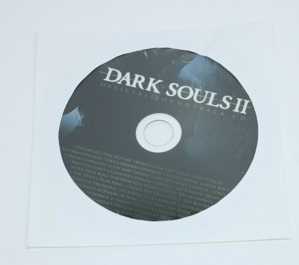 DARK SOULS II BLACK ARMOR COLLECTORS EDITION OFFICIAL SOUNDTRACK CD MUSIC DISC