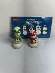 Super Mario Nintendo Snow Man Luigi Mario And Holiday Pin Set