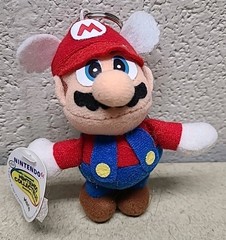 Vintage Nintendo 64 Mario Wing Cap Beanbag Plush Doll (BD&A, 1997) New With Tag
