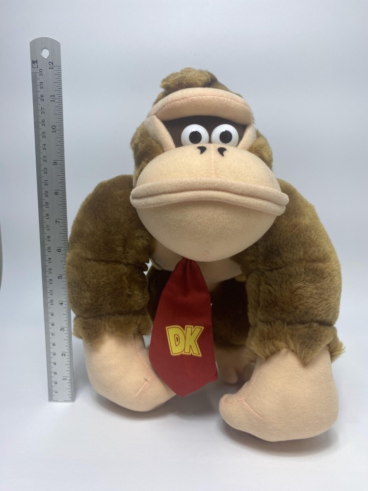 Rare Donkey Kong Plush 11″ Country Takara 1999 DK Toy Doll Japan TAG