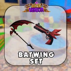 Murder Mystery 2 MM2 Batwing Set Ancient Godly Knifes and Guns