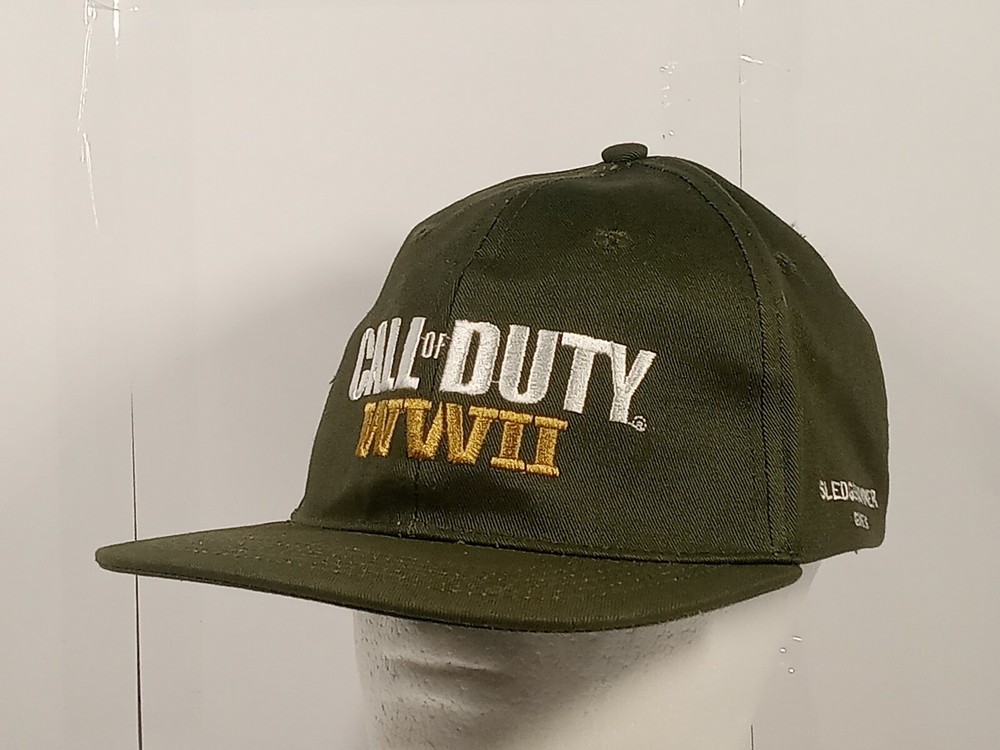 Call Of Duty WWII Snap Back Hat Baseball Cap Sledgehammer Video Game Shooter