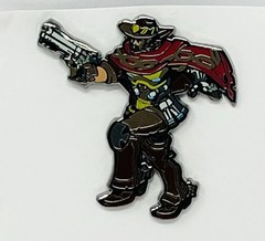 Blizzcon 2018 Series 5 Overwatch McCree/Cassidy Color Blizzard Collectible Pin