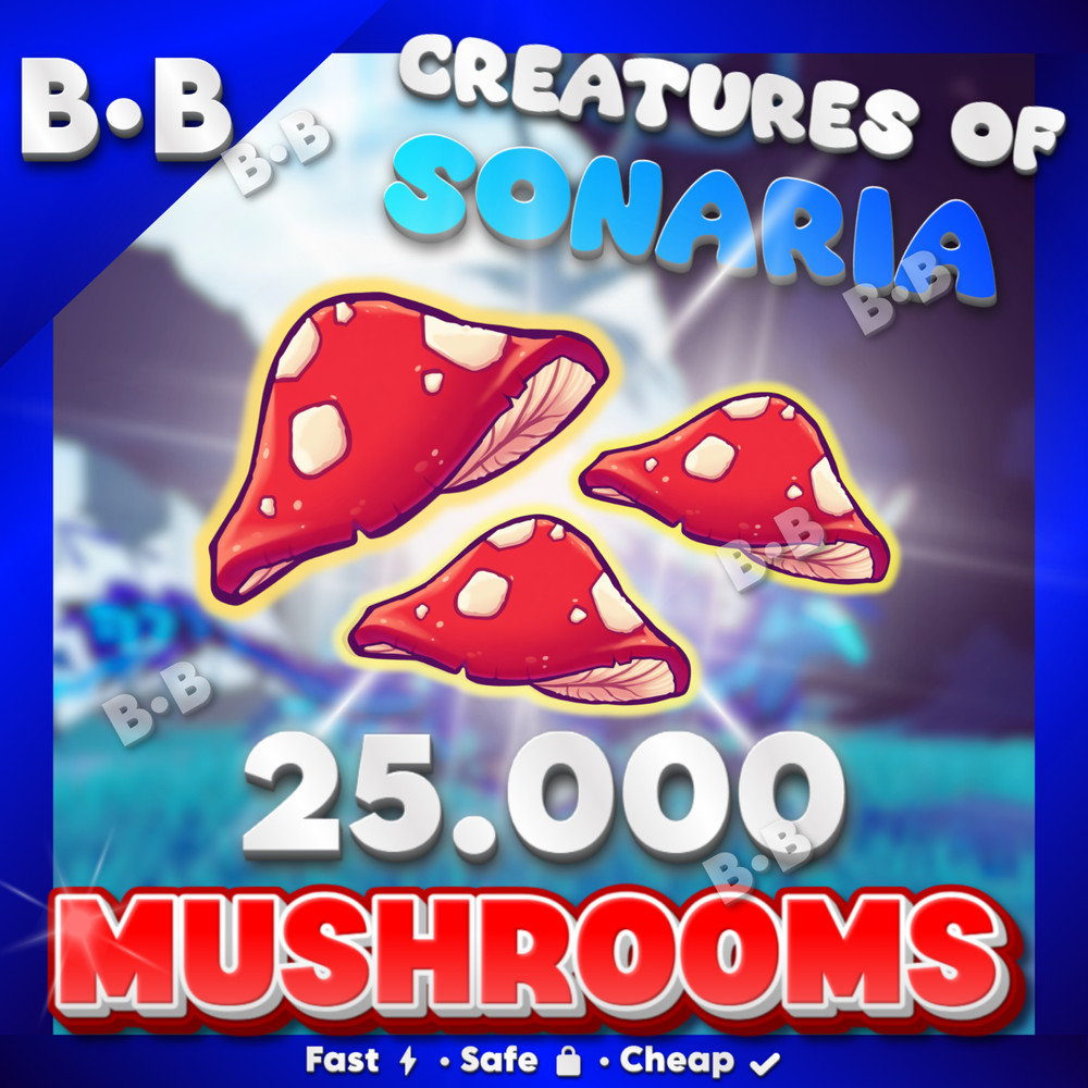 CREATURES OF SONARIA🍄[ 25K – 5M Mushrooms / MUSH]⚡INSTANT DELIVERY・COS⚡ million