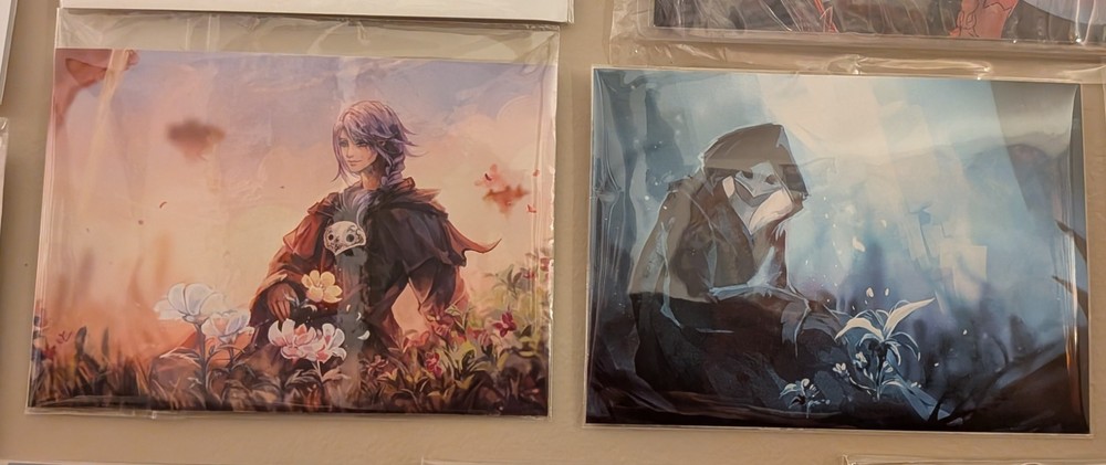 Unofficial Fan Art FFXIV Final Fantasy XIV 14 Endwalker Hythlodaeus Mini Prints