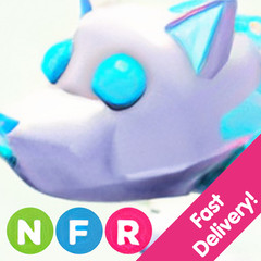 Ice Wolf ✨ Neon Fly Ride NFR ✨ US Seller Adopt From Me Today