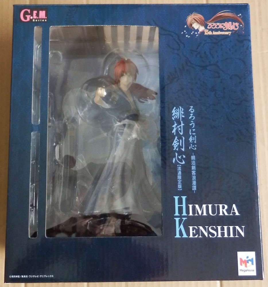 Samurai X Himura Kenshin Figure Limited Blue Version Rurouni GEM Series