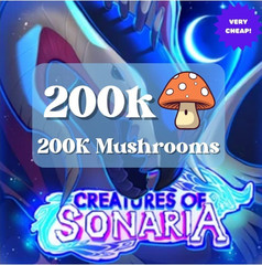200K Mushroom (Mush) – Creatures of Sonaria (COS) – Fast Delivery!