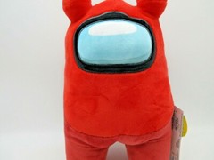 Among Us 12″ Red W/ Horns Plush Toikido NWT In Hand