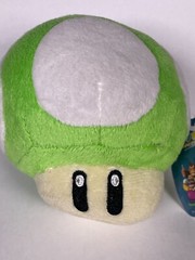 1UP Mushroom Sanei Mario Party 5 2003 Plush Japan Nintendo Hudson Soft RARE NWT