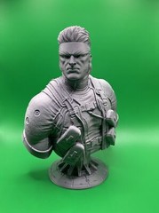 Metal Gear Solid Figure | 3D Printed | Paintable Plastic | 7 Inches Tall