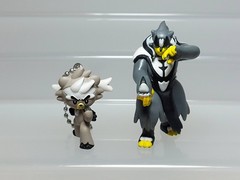 Kubfu Urshifu Pokemon Swing Collection Keychain Figure Bandai 2021 Y01 1.5-2.2in