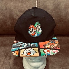 Nintendo Super Mario And Luigi Character Youth Flat Bill Adjustable Snapback Hat