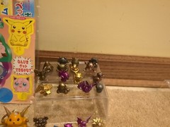 Pokemon 1997 Japanese Figure And Keychain Set Shogakukan Red And Blue Promo