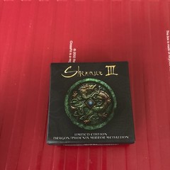 New Shenmue III 3 Gamestop Mirror Medallion Limited Edition Dragon/Phoenix Coin