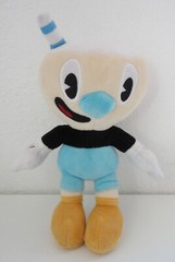 Mugman Cuphead Don’t Deal With The Devil Plush Doll 8” Blue Stuffed Toy 10″