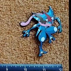 Large GRENINJA POKEMON PIN – metal enamel set lapel lot brooch pokemon pins frog