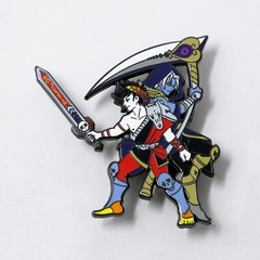 Hades Zagreus and Thanatos 2″ Enamel Pin Badge Figure