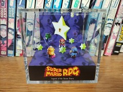 Super Mario RPG – Mario Starhill Handmade Diorama -Gameboy Gaming Cube-Fanart