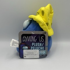 Among Us Blue Crewmate Plush Yellow Hat Spots Series 3 Toikido W/Tag