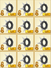 Animal Jam Classic AJ Black Long Spiked Collar Solid (READ DESC before buying)