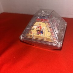 Super Mario Bros Vtg. 1997 8-Sided Plastic Double Sided Pyramid Maze Puzzle Game