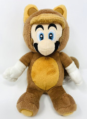 2013 Little Buddy Super Mario 3D Land Plush Raccoon Tanooki Toy 8″