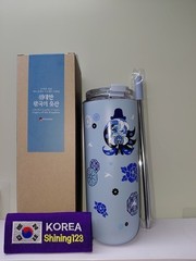 NEW Cookie Run Kingdom Art Project Tumbler Limited Edition-Shadow Milk Cookie