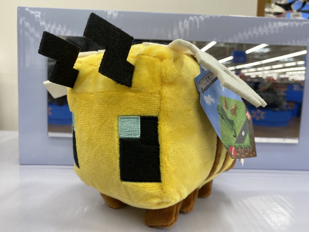 JINX Minecraft Bee Plush Stuffed Toy 4.5″ Tall NEW 2020 Mattel