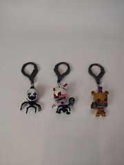 Five Nights At Freddy’s Keychain Backpack Hangers Lot of 3