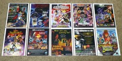 Lot of Sega Saturn Playstation N64 Vintage (1995 – 1998) Video Game Print Ads