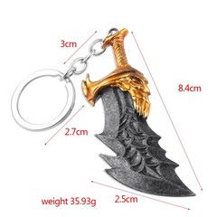 God Of War Keychain Kratos Blade of Chaos