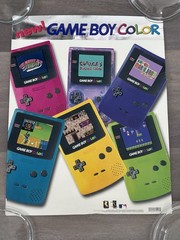 Rare 1999 New Game Boy Color Advertising Poster 22×28